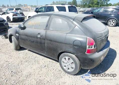 2008 Hyundai Accent Gs z USA, uszkodzony, nr VIN KMHCM36C38U091902